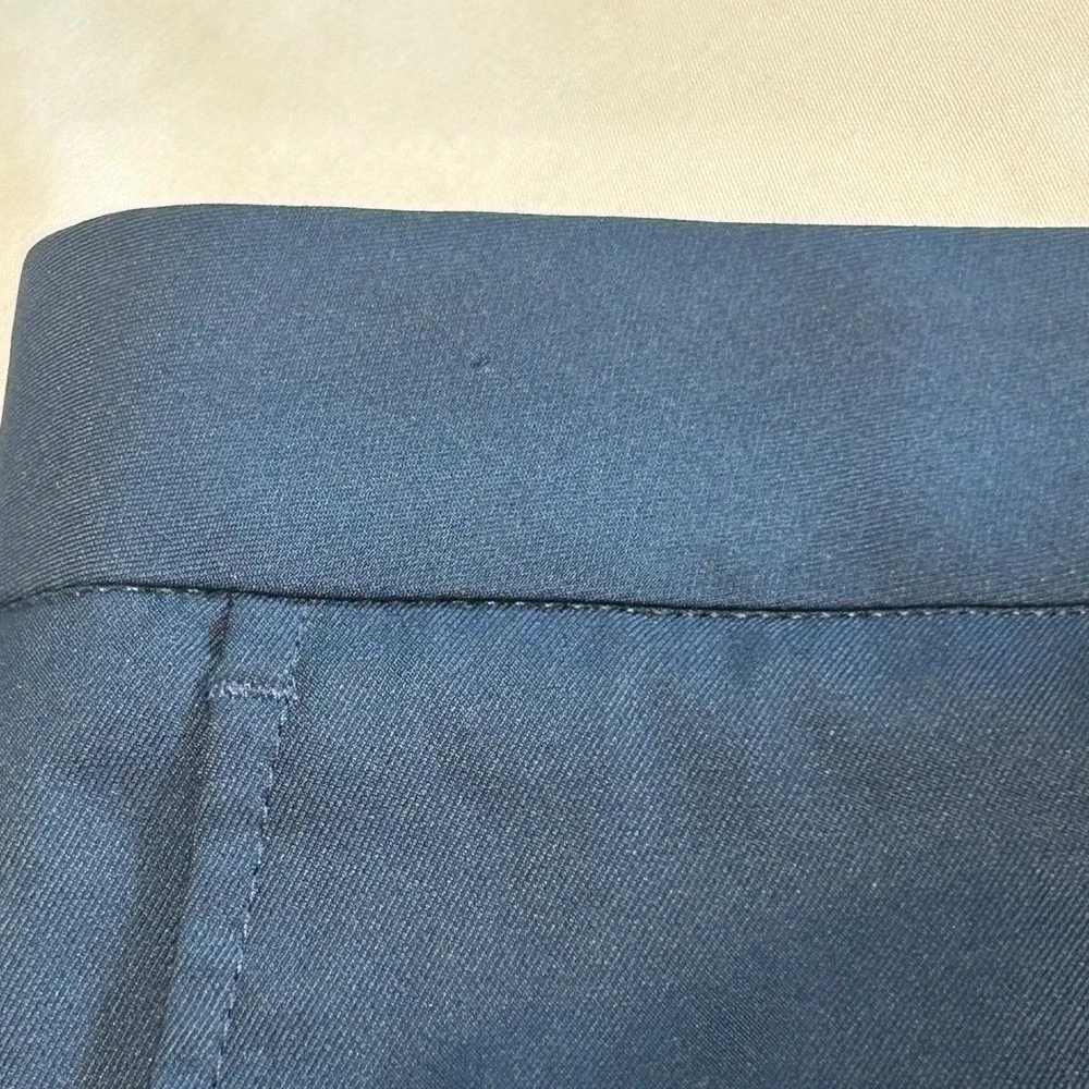 Walter Hagen Mens Golf Shorts Navy Blue Flat Front Performance Stretch Size 38